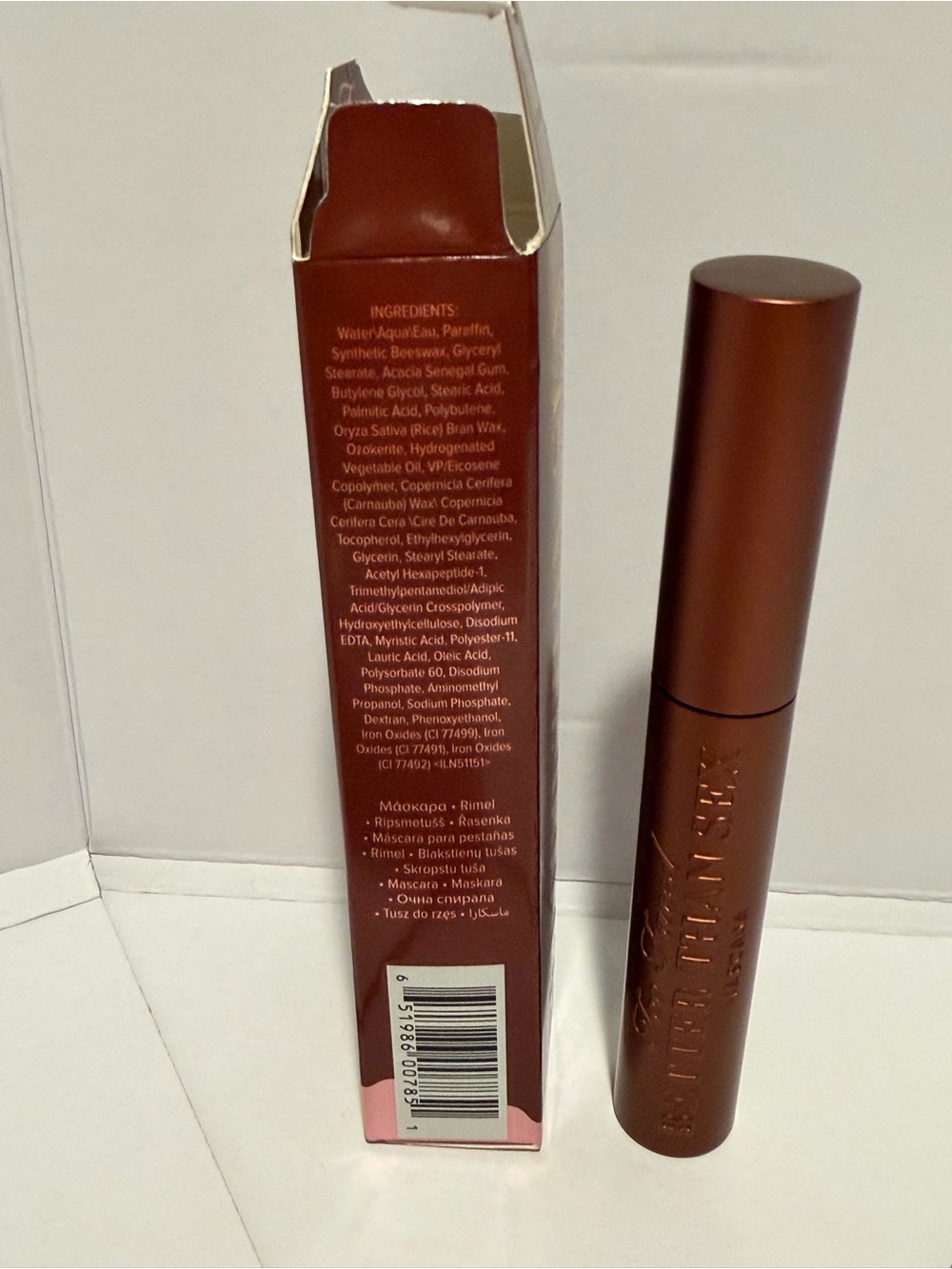 NIB! Too Faced Better Than Sex Mascara CHOCOLATE 0.27oz/8ml - Picture 4 of 5